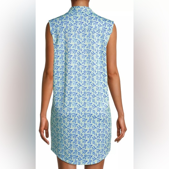 NWT Vineyard Vines Performance Coral Lucaya Dress - Picture 3 of 9